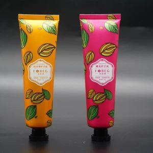 Kosmetikos laminuotas aštuonkampis dangtelis, rankų kremo plastikinis vamzdis