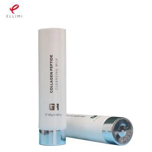 Neatidaryti kosmetikos vamzdeliai su apvaliu dangteliu