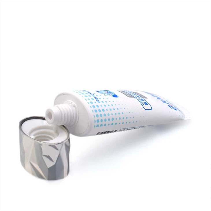 Cosmetic Plastic Tube With Metal Cap